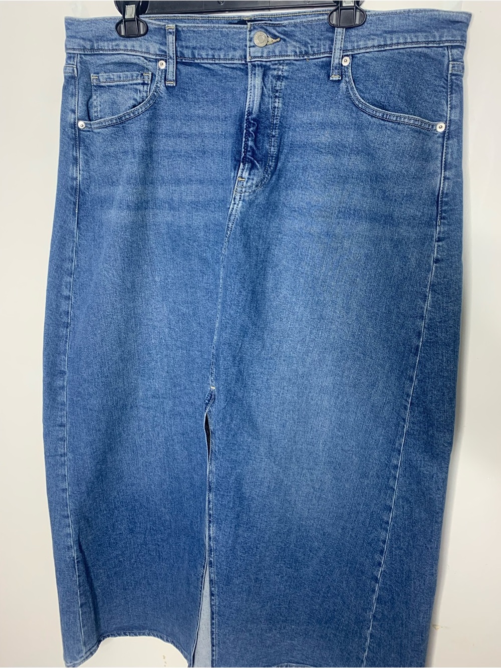 GAP 2024 Light Blue Denim Maxi Skirt size 16 - Picture 5 of 11